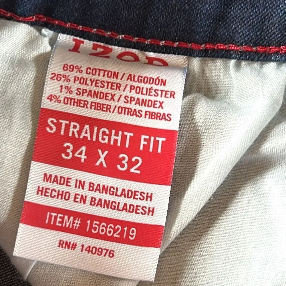 NEW Izod Mens Straight Fit Jeans Classic Style